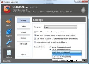 Cách điều chỉnh PC của bạn (và che các bản nhạc của bạn!) với CCleaner