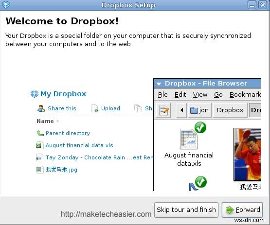 Dropbox:Sao lưu và đồng bộ hóa tệp từ màn hình của bạn