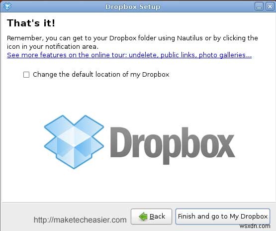 Dropbox:Sao lưu và đồng bộ hóa tệp từ màn hình của bạn