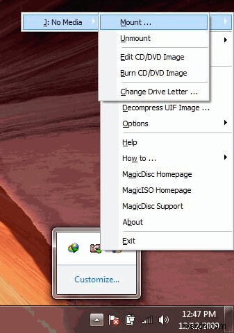 MagicDisc Tạo / Gắn / tháo hình ảnh đĩa của bạn trong Windows