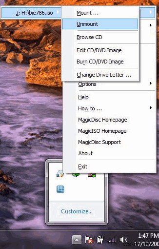 MagicDisc Tạo / Gắn / tháo hình ảnh đĩa của bạn trong Windows
