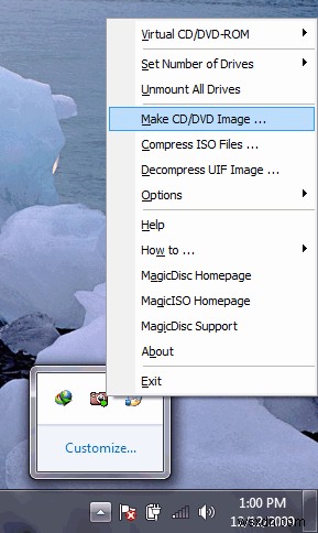 MagicDisc Tạo / Gắn / tháo hình ảnh đĩa của bạn trong Windows