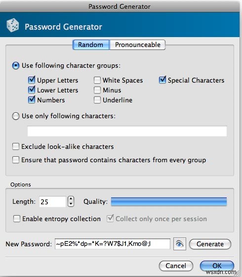 Bảo vệ an toàn mật khẩu của bạn với KeePassX