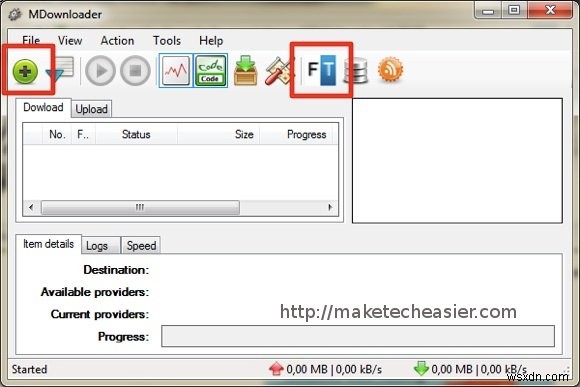 MDownloader:Tải xuống tệp dễ dàng hơn từ dịch vụ chia sẻ tệp