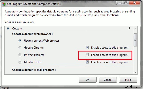 Đoạn trích:Xóa IE làm trình duyệt web mặc định trong Windows 7