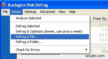 Chống phân mảnh đĩa của bạn với Auslogics Disk Defrag