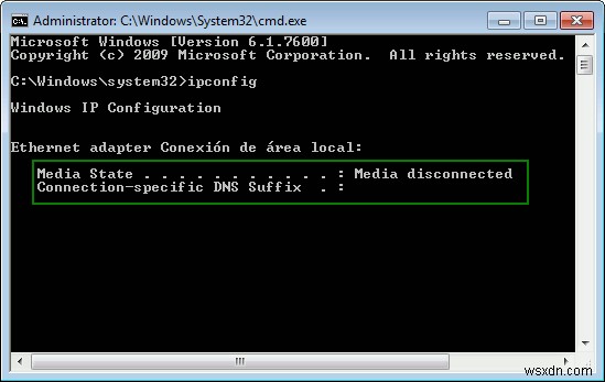 Cách khắc phục sự cố mạng bằng công cụ dòng lệnh trong Windows 7