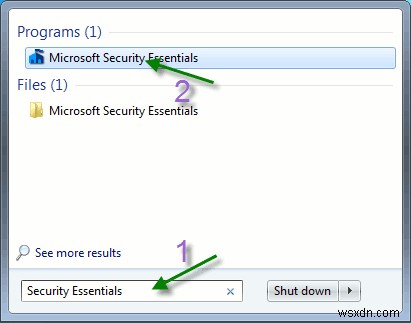 Cách lên lịch Microsoft Security Essential hoạt động vào ban đêm