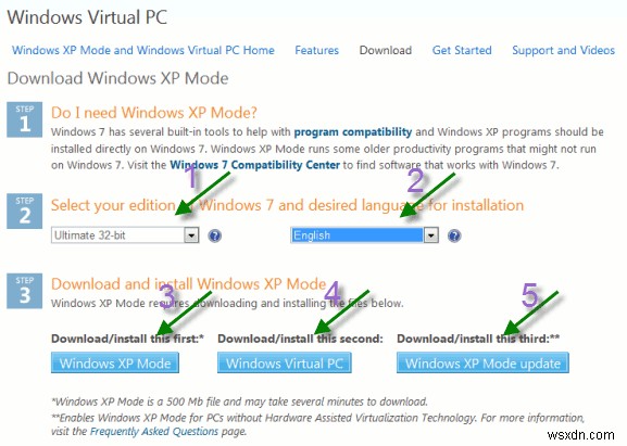 Hướng dẫn từng bước để cài đặt chế độ Windows XP trong Windows 7