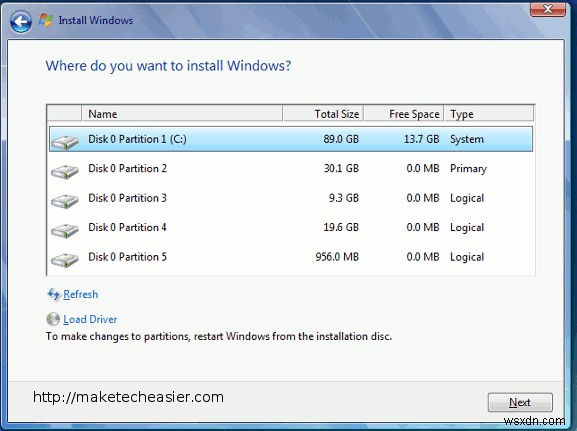Cách cài đặt lại Windows 7 mà không cần định dạng ổ cứng