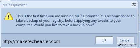 Cải thiện hiệu suất Windows của bạn với Mz 7 Optimizier