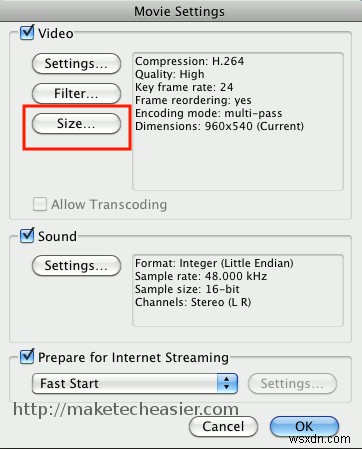 Cách thay đổi kích thước video trong Mac, Windows và Linux