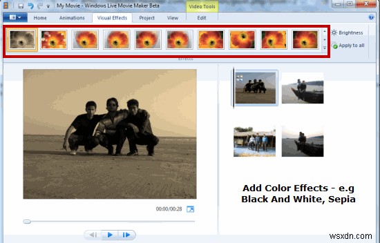 Cách chuyển đổi thư viện ảnh của bạn thành video