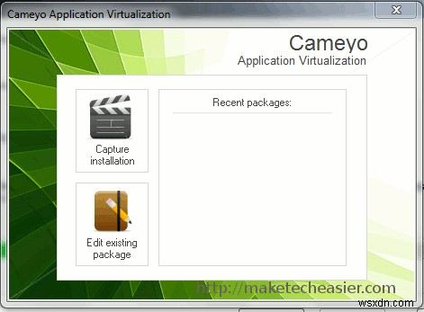 Cameyo:Ảo hóa các ứng dụng của bạn và làm cho chúng di động (Chỉ dành cho Windows)
