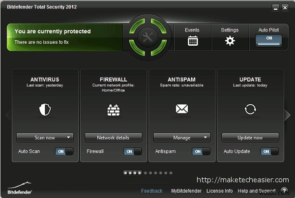 Bảo vệ toàn diện cho Windows của bạn với Bitdefender Total Security 2012