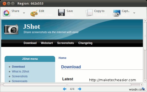 Sử dụng JShot cho tất cả nhu cầu chụp màn hình của bạn