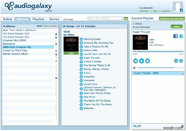 AudioGalaxy:Cách dễ nhất để truyền nhạc sang Android và iOS