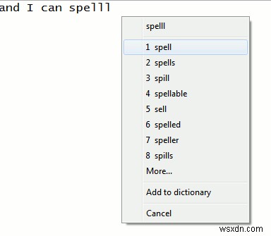 Thêm tính năng Kiểm tra chính tả cho các ứng dụng Windows bằng TinySpell