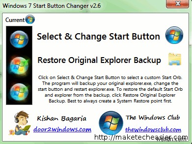 Cách thay đổi nút khởi động Windows 7 của bạn