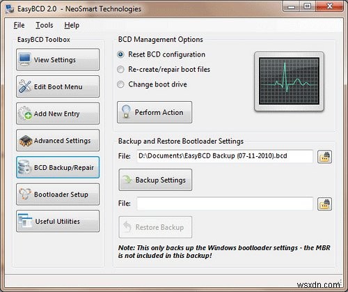 Khôi phục bộ nạp khởi động của bạn với EasyBCD [Windows]