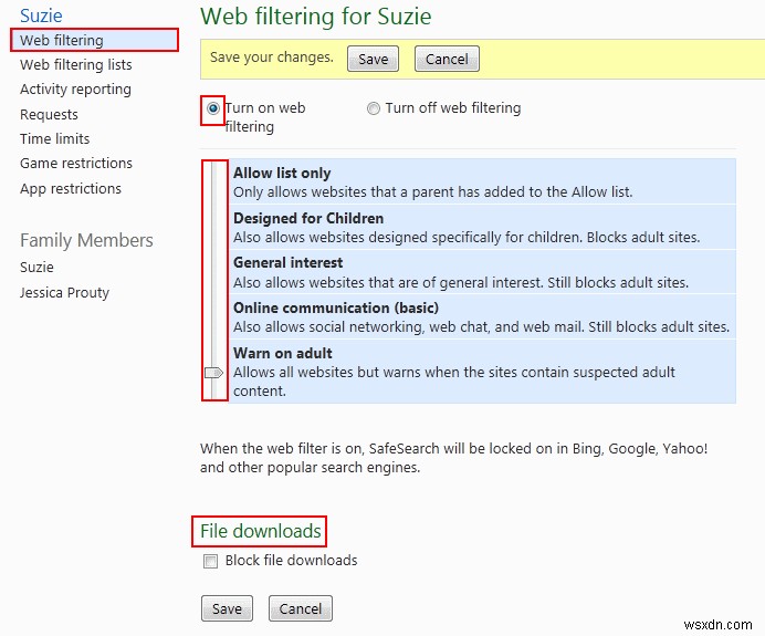 Sử dụng Windows Parental Control để giới hạn và giám sát các hoạt động trực tuyến