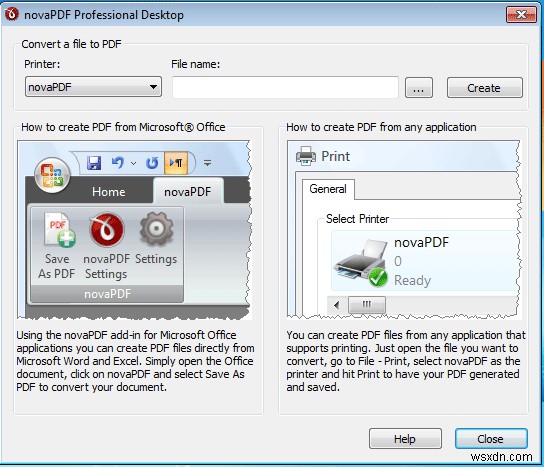 Tặng phẩm miễn phí:NovaPDF Professional [Windows]