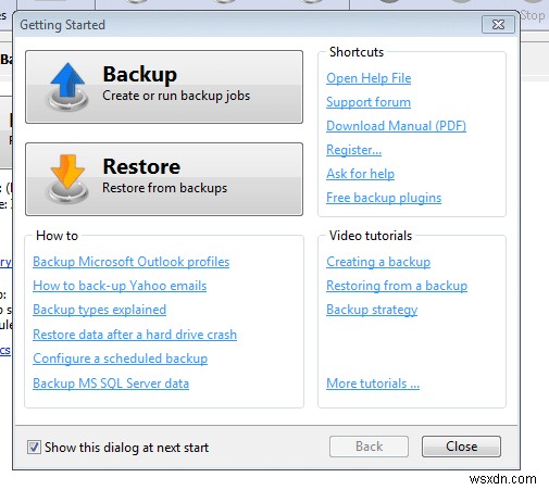 Tặng miễn phí:Backup4All Professional [Windows] (Cuộc thi đã kết thúc)