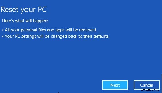 Cách sửa chữa Windows 8 bằng tính năng làm mới và đặt lại