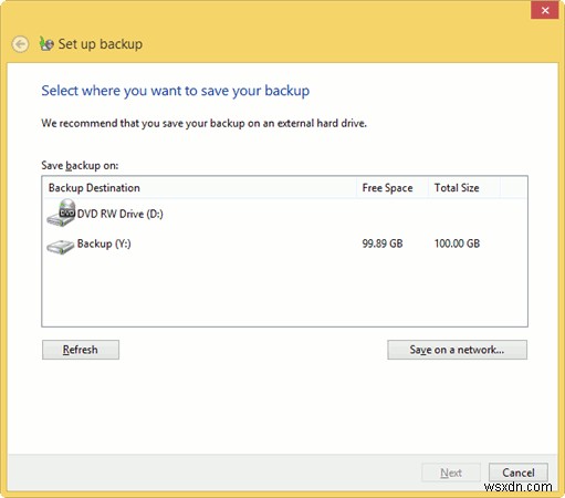 Cách thiết lập Windows Backup trong Windows 8 để lưu tệp và thư mục của bạn