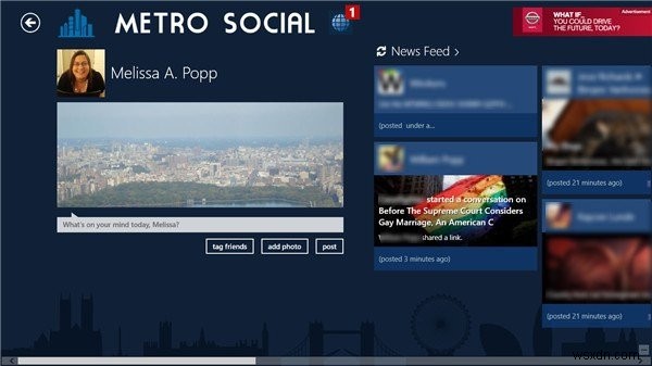 Cách có được trải nghiệm Facebook tốt hơn trong Windows 8 với Metro Social
