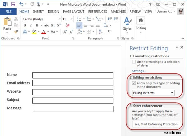 3 cách bảo vệ tài liệu của bạn trong Microsoft Word 2013