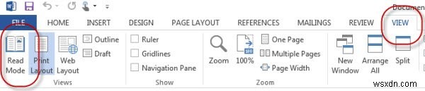 Mọi thứ bạn cần biết về Chế độ đọc Word 2013