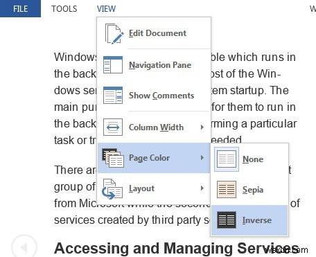 Mọi thứ bạn cần biết về Chế độ đọc Word 2013