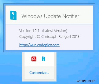Cách nhận thông báo cập nhật trên màn hình trong Windows 8