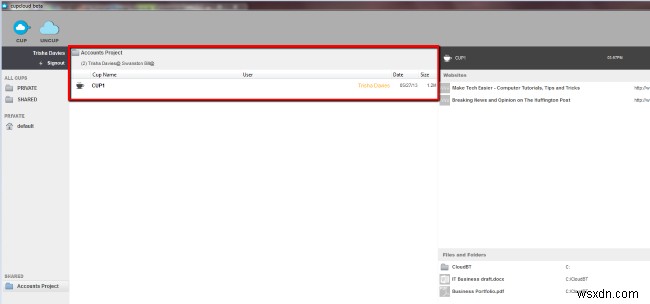 Cách đồng bộ hóa tài liệu đã mở giữa các máy tính với CupCloud