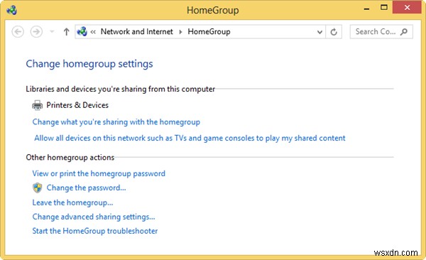 Cách tạo nhóm nhà trong Windows 8