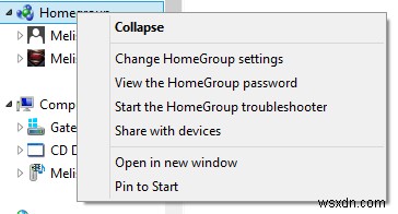 Cách tạo nhóm nhà trong Windows 8