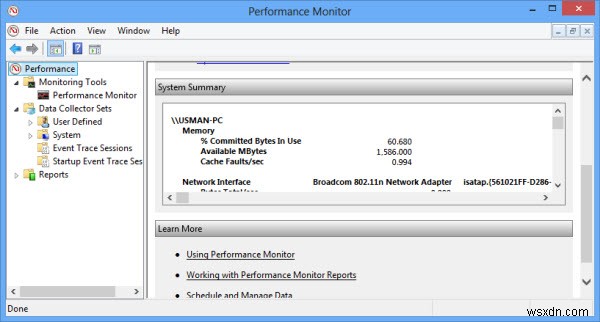 Cách sử dụng Windows 8 Performance Monitor để phân tích hiệu suất hệ thống của bạn