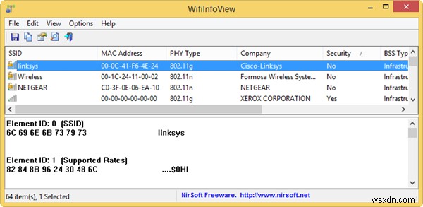 Nhận thông tin chi tiết về mạng Wifi xung quanh bạn