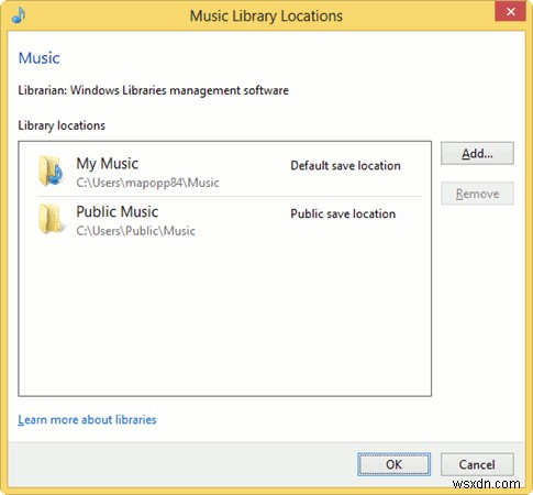 Quản lý thư viện Windows của bạn với WinAero Librarian