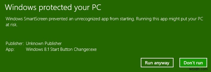 Thay đổi nút bắt đầu mới trong Windows 8.1