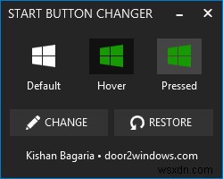 Thay đổi nút bắt đầu mới trong Windows 8.1
