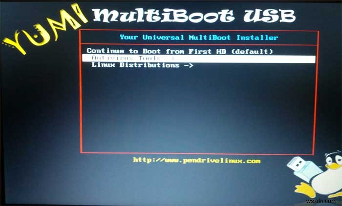 Tạo ổ USB MultiBoot Linux với YUMI