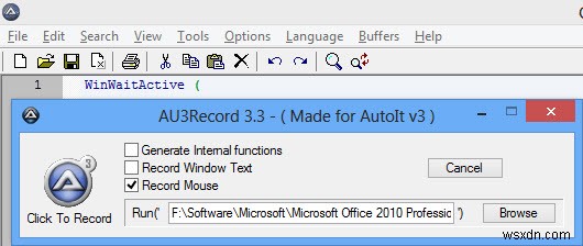 Tạo tập lệnh tự động hóa cho Windows với AutoIt