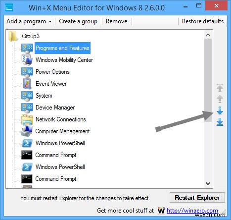 Dễ dàng chỉnh sửa menu Win + X trong Windows 8 để tăng năng suất của bạn