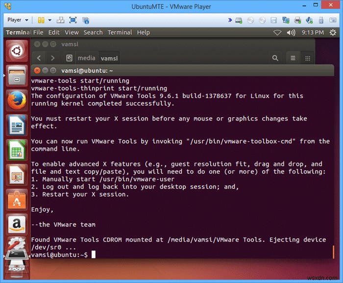 Cách cài đặt VMware Tools trong Ubuntu Guest