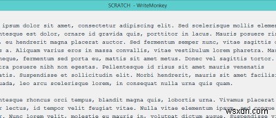 WriteMonkey, một Trình chỉnh sửa  Zenware  dựa trên Markdown