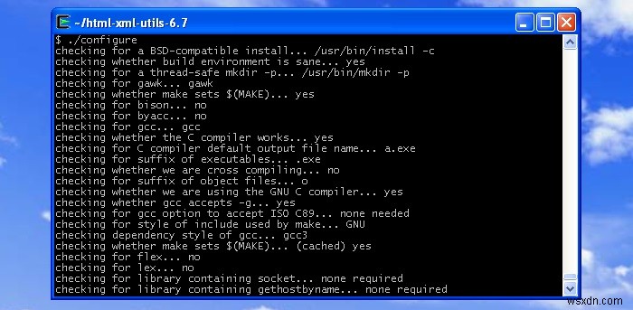 Cách biên dịch chương trình Linux trong Windows với Cygwin