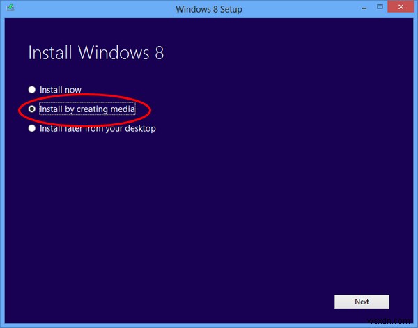Cách tạo trình cài đặt Windows 8.1 USB