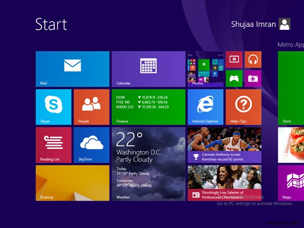 5 Mẹo để tùy chỉnh màn hình bắt đầu Windows 8.1 của bạn